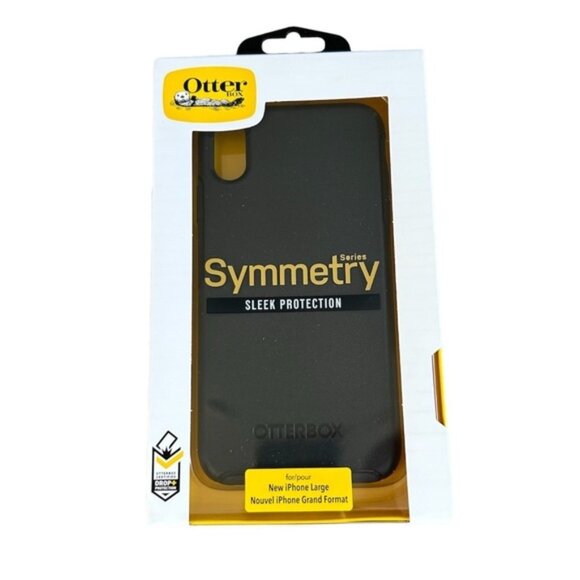 Otter box symmetry sleek protection iPhone large black  case - Picture 1 of 7